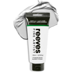 Reeves 200ml Titanium White acrylic paint