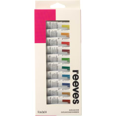 Reeves 12x10ml guassivärilajitelma