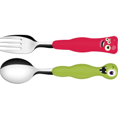 Tramontina Monsters 2 piece cutlery set