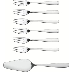 Essentials Cake shovel+Forks 6 pcs