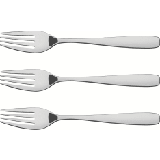 Essentials Ruokailuhaarukat 3 kpl