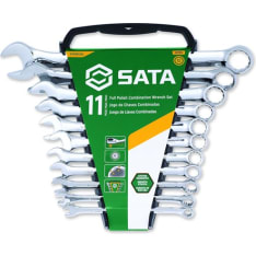 Sata 11-osainen 8-22mm kiintolenkkiavainsarja