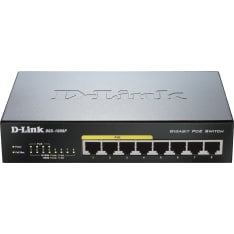 D-Link DGS-1008P/E 8-porttinen PoE kytkin