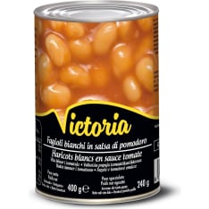 Victoria 400g/240g bean in tomato sauce