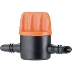 Claber 1/4" drip irrigation supply hose shut-off valve