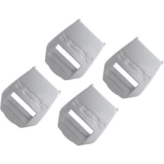 TCX PU Buckle Receivers Comp Evo/Pro 2.1/Pro 1.1/X-Mud white