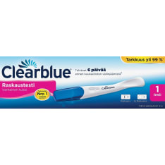 Clearblue Early result pregnancy test