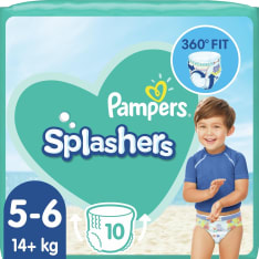 Pampers Splashers S5-6 14+ kg 10 kpl uimavaippa