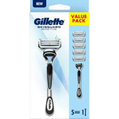 Gillette Skinguard Sensitive höylä + 4 vaihtoterää