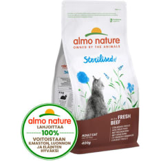 Almo Nature Holistic Functional Cat Sterilised Beef 400 g complete cat food