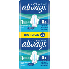Always Ultra Normal 1 26pcs sanitary napkin with wings