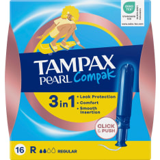 Tampax Compak Pearl Regular 16kpl tamponi