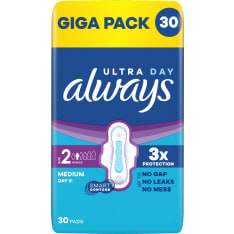 Always Ultra Long 2 30kpl terveysside siivekkeillä