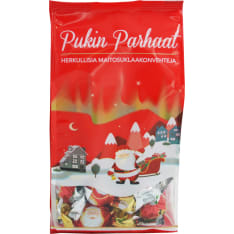 Chocolate Den Conte Pukin Parhaat 170 g maitosuklaakonvehteja