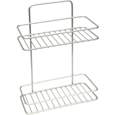 Polytherm silver 2-part Wall shelf