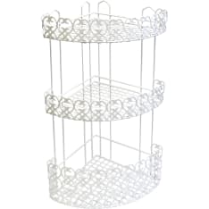 Florenz 3-level corner shelf