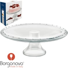 Borgonovo Palladio 31 cm cake plate with legs