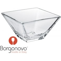 Borgonovo Quadra lasikulho 10 x 5.8 cm