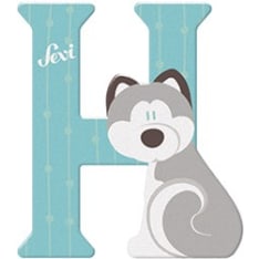 Sevi H Husky-koira eläinkirjain