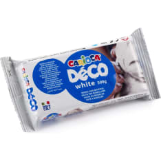 Carioca Deco valkoinen 500g itsekovettuva askartelumassa