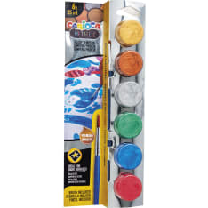 Carioca Tempera Metallic 6x25ml askarteluväri siveltimellä