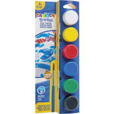 Carioca Tempera 6x25ml askarteluväri siveltimellä