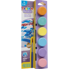 Carioca Tempera Pastelli 6x25ml askarteluväri siveltimellä