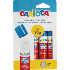 Carioca glue stick, 10g, pack of 3