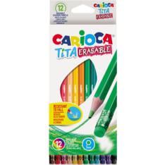 Carioca Tita poispyyhittävä värikynä + kumi