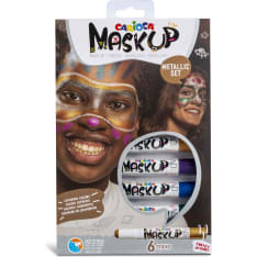 Carioca Mask Up Metallic 6kpl kasvoväri
