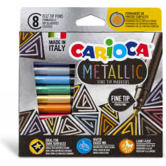 Carioca Metallic Fine 8kpl huopatussi