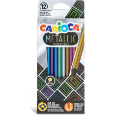 Carioca Metallic 12kpl puuvärikynä