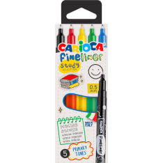 Carioca Fineliner Study 5 pcs box