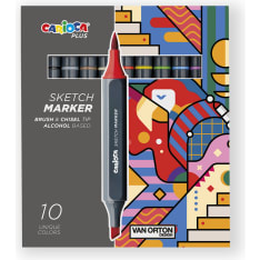 CARIOCA Plus Sketch Marker 10 kpl tussi