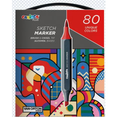 Carioca Plus Sketch Marker 80pcs ink