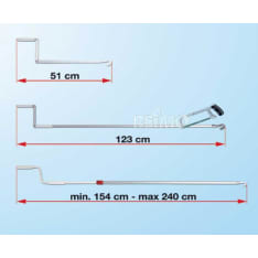 Fiamma 154-240cm markiisiveivi