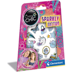 Clementoni Crazy Chic Sparkly tatuointi