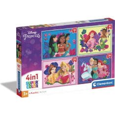 Clementoni Disney Princess 4-in-1 palapeli