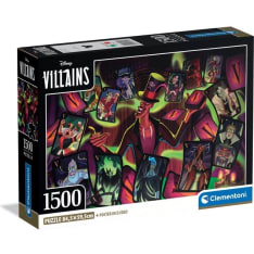 Clementoni Disney Villains 1500p palapeli (Compact Box)
