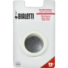 Bialetti seals and filter 6 k. Moka Express