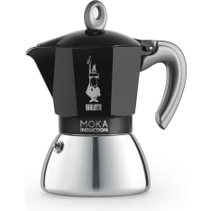 Bialetti 6 k. Moka Induction musta espressokeitin