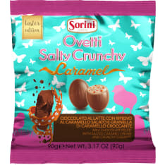 Sorini Salty Caramel Mini Eggs 90g maitosuklaamunat