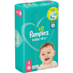 Pampers Baby-Dry S4 9-14 kg 47 kpl teippivaippa