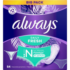 Always Flexistyle Normal 54 kpl pikkuhousunsuojat