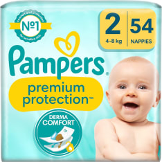 Pampers Premium Protection New Baby S2 4-8 kg 54 kpl teippivaippa