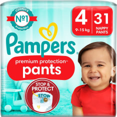 Pampers Premium Protection S4 9-15 kg 31 kpl housuvaippa