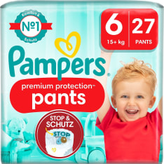 Pampers Premium Protection S6 15+ kg 27 kpl housuvaippa