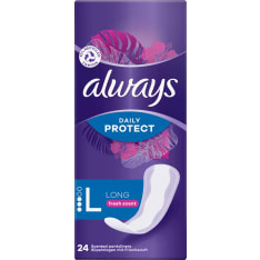 Always Daily Protect Long 24 kpl pikkuhousunsuojat