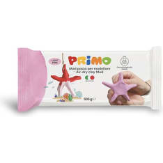 Primo lightweight modeling clay 500g pink air-hardening