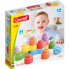 Quercetti Momy Soft 12 pehmeää palikkaa
